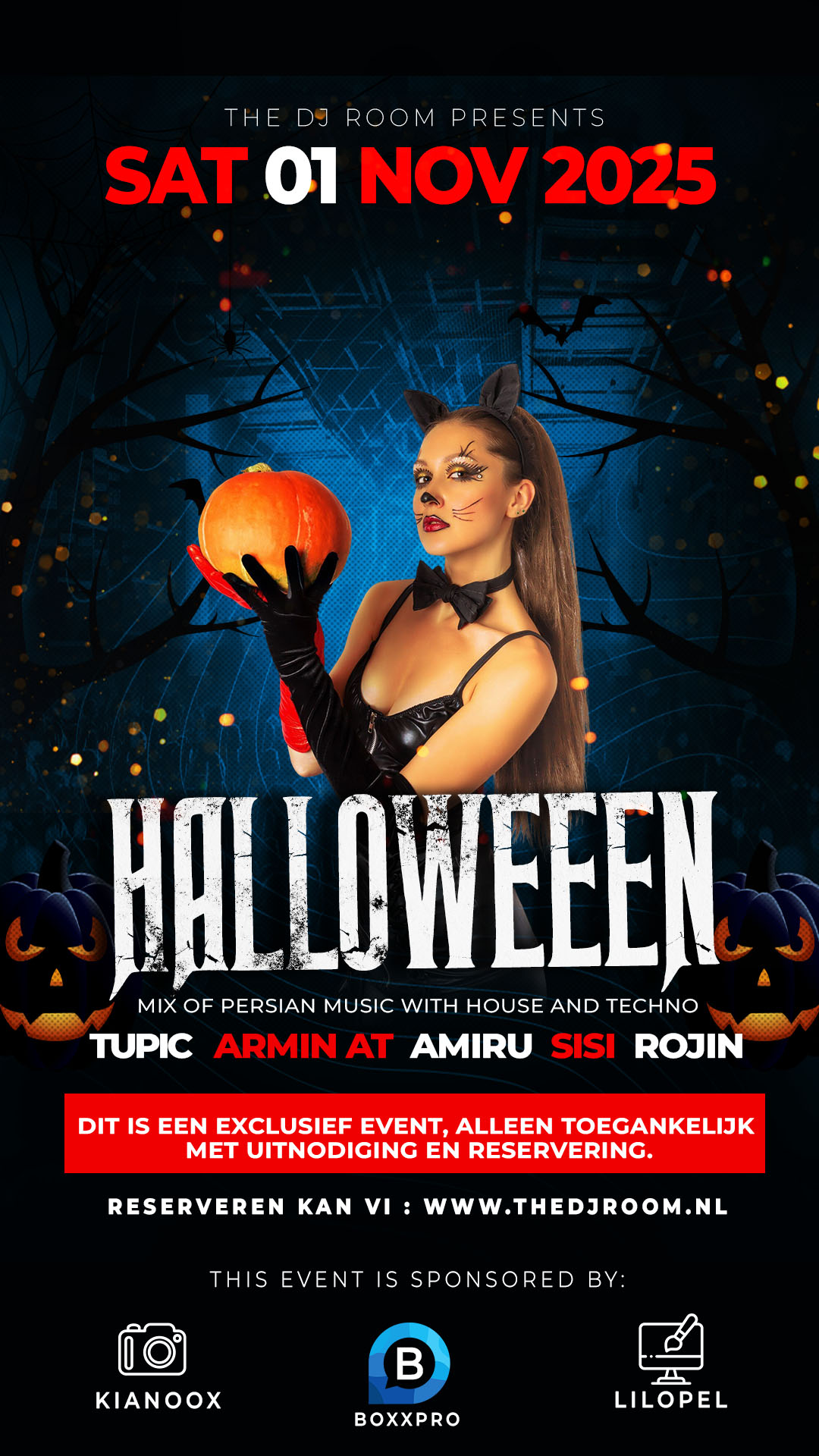 halloween party 01 nov 2025 flyer
